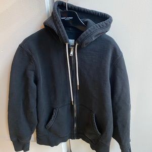 Men’s rag and bone black zip up hoodie